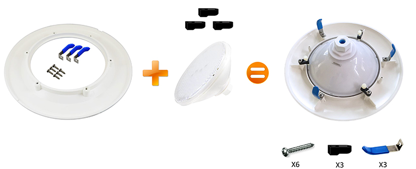 Kit ristrutturazione per ECOPROOF LED Seamaid Installazione 